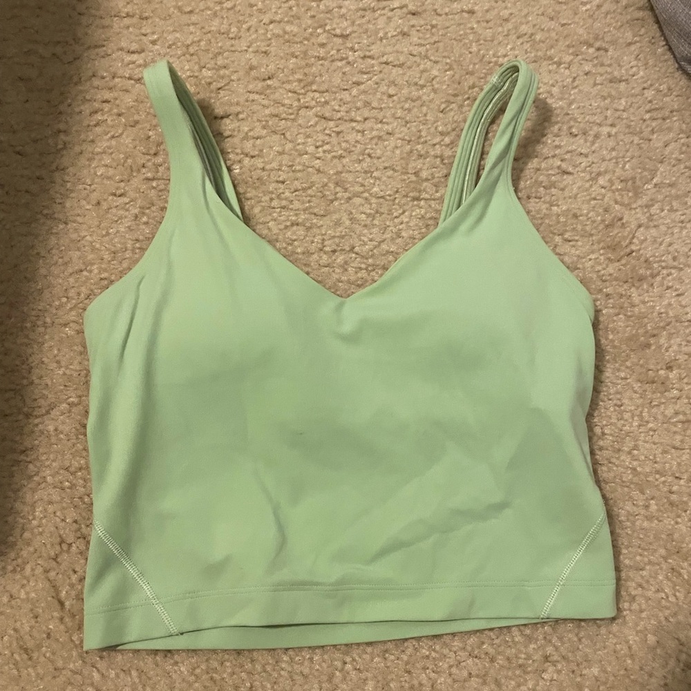 lululemon align tank mint green